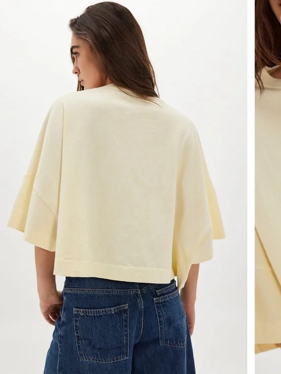 Free People / Ragabond East West Love Tee, OS - Picture 2 of 6